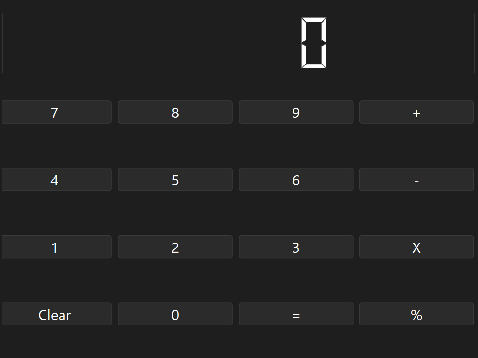 Image of the calculator app